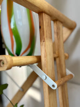 Load image into Gallery viewer, Vintage Beechwood Two Tier, Foldable Bar Cart