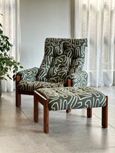 Load image into Gallery viewer, Mid-Century Artecasa Armchair & Footstool