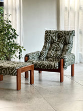Load image into Gallery viewer, Mid-Century Artecasa Armchair & Footstool