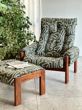 Load image into Gallery viewer, Mid-Century Artecasa Armchair & Footstool