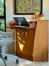 Load image into Gallery viewer, Mid-Century G-Plan Writing Bureau with Corner Cabinet