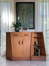Load image into Gallery viewer, Mid-Century G-Plan Writing Bureau with Corner Cabinet