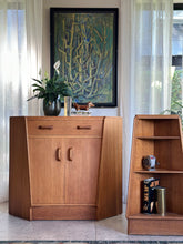 Load image into Gallery viewer, Mid-Century G-Plan Writing Bureau with Corner Cabinet