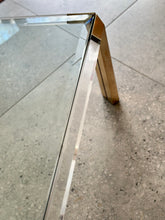 Load image into Gallery viewer, Post Modern Lucite & Brass Coffee Table
