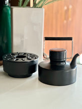 Load image into Gallery viewer, Collectible, Mid-Century Matte Black Rosenthal Teapot & Tea Warmer
