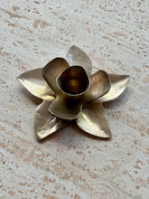Load image into Gallery viewer, Set of 4 Brass Candle Holders