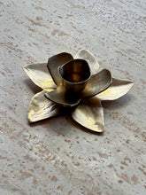 Load image into Gallery viewer, Set of 4 Brass Candle Holders