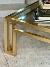 Load image into Gallery viewer, Solid Brass & Glass Tables