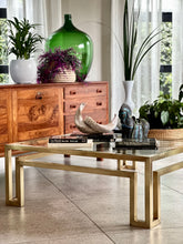 Load image into Gallery viewer, Solid Brass & Glass Tables