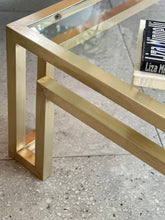 Load image into Gallery viewer, Solid Brass & Glass Tables