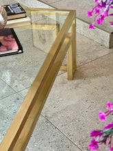 Load image into Gallery viewer, Solid Brass & Glass Tables