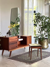 Load image into Gallery viewer, Retro Dresser & Full Length Mirror