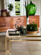 Load image into Gallery viewer, Solid Brass & Glass Tables