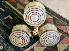 Load image into Gallery viewer, Art Deco Brass Lamp Pendant