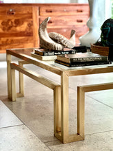Load image into Gallery viewer, Solid Brass & Glass Tables