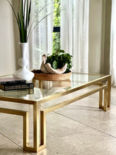 Load image into Gallery viewer, Solid Brass & Glass Tables