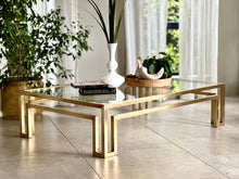 Load image into Gallery viewer, Solid Brass & Glass Tables