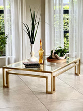 Load image into Gallery viewer, Solid Brass & Glass Tables