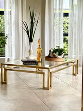 Load image into Gallery viewer, Solid Brass & Glass Tables