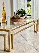 Load image into Gallery viewer, Solid Brass & Glass Tables