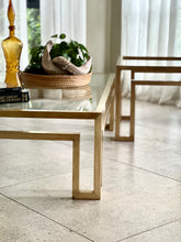 Load image into Gallery viewer, Solid Brass & Glass Tables