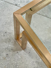 Load image into Gallery viewer, Solid Brass & Glass Tables