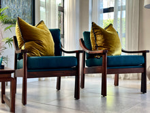Load image into Gallery viewer, Pair of MCM Imbuia Armchairs
