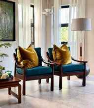 Load image into Gallery viewer, Pair of MCM Imbuia Armchairs