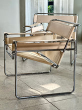 Load image into Gallery viewer, Pair of Wassily Chairs - Cream White
