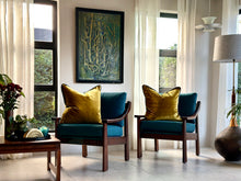 Load image into Gallery viewer, Pair of MCM Imbuia Armchairs