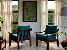 Load image into Gallery viewer, Pair of MCM Imbuia Armchairs