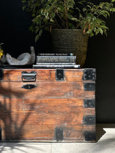 Load image into Gallery viewer, Vintage Steamer Trunk
