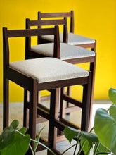 Load image into Gallery viewer, Set of three Imbuia Bar Chairs