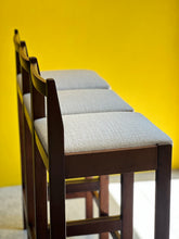 Load image into Gallery viewer, Set of three Imbuia Bar Chairs