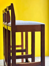Load image into Gallery viewer, Set of three Imbuia Bar Chairs