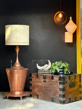 Load image into Gallery viewer, Vintage Copper Plated Floor Lamp