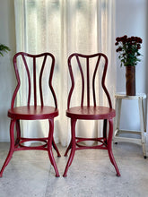Load image into Gallery viewer, Pair of Metal & Steel Side Chairs