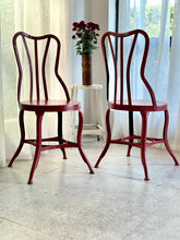 Load image into Gallery viewer, Pair of Metal & Steel Side Chairs