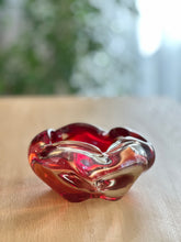 Load image into Gallery viewer, Red Murano Glass Ashtray | Catchall