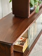 Load image into Gallery viewer, Slimline Bookcase / Room Divider in Solid Imbuia