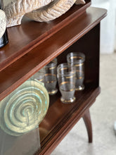 Load image into Gallery viewer, Slimline Bookcase / Room Divider in Solid Imbuia