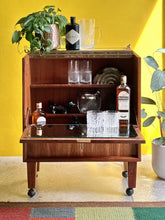 Load image into Gallery viewer, Retro Drinks Cabinet - Flip Open