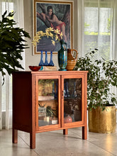 Load image into Gallery viewer, Teak Two-Door Display Cabinet