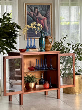 Load image into Gallery viewer, Teak Two-Door Display Cabinet
