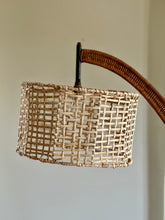 Load image into Gallery viewer, Curved Retro Standing Lamp with Side-Table