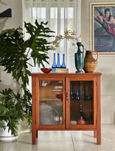 Load image into Gallery viewer, Teak Two-Door Display Cabinet