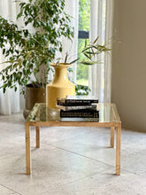 Load image into Gallery viewer, Brass & Glass Coffee Table