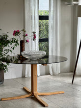 Load image into Gallery viewer, Mid-Century Glass Top Dining Table