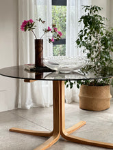 Load image into Gallery viewer, Mid-Century Glass Top Dining Table
