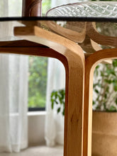 Load image into Gallery viewer, Mid-Century Glass Top Dining Table